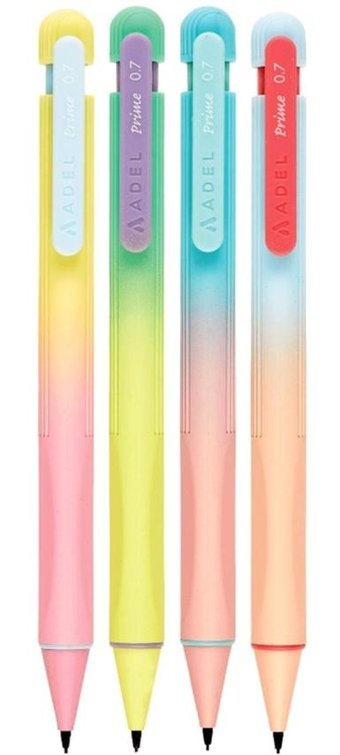 Adel Prime Silikon Metalik Çok Renkli 0.7 mm Versatil Kalem