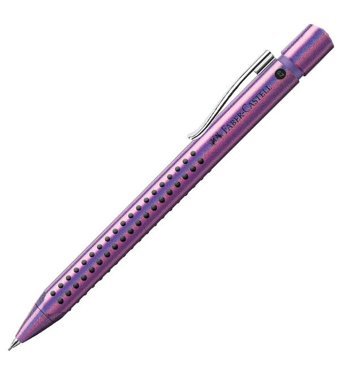 Faber-Castell Grip Edition Silgili Metal Neon Mor 0.7 mm Versatil Kalem
