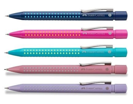 Faber-Castell Grip 2010 Silgili Metal Metalik Çok Renkli 0.7 mm Versatil Kalem