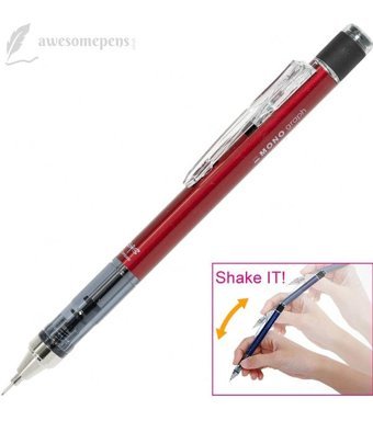 Tombow Mono Silgili Plastik Metalik Kırmızı 0.5 mm Versatil Kalem