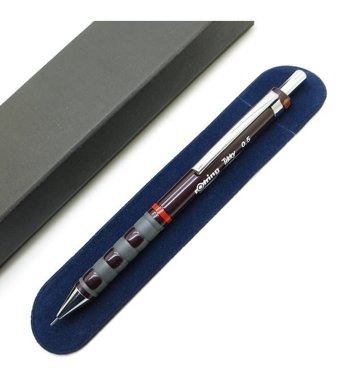 Rotring Tikky Silgili Krom Metalik Kahverengi 0.5 mm Versatil Kalem