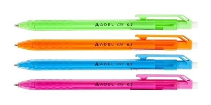 Adel 093 Silgili Metal Metalik Çok Renkli 0.7 mm Versatil Kalem