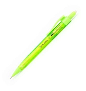 Faber-Castell Tri Click 1363 Silgili Metal Metalik Siyah 0.7 mm Versatil Kalem