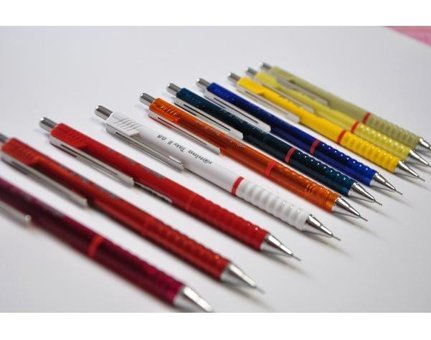 Rotring Tikky 2 Silgili Krom Metalik Lacivert 0.5 mm Versatil Kalem