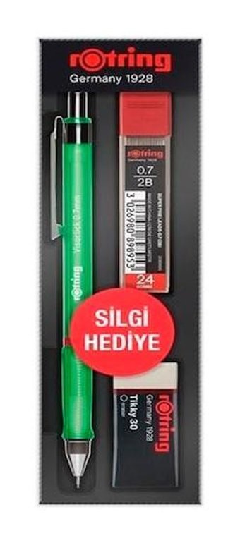 Rotring Visuclick Silgili Silikon Neon Çok Renkli 0.7 mm Versatil Kalem