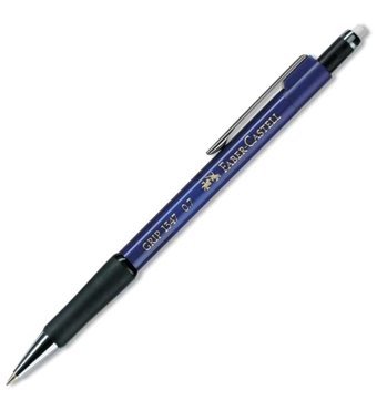 Faber-Castell Grip Silgili Metal Metalik Lacivert 0.7 mm Versatil Kalem