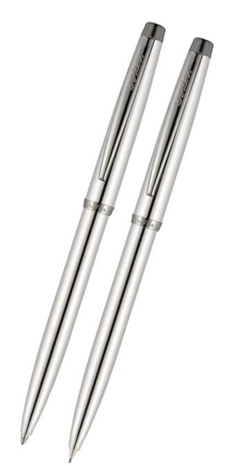 Scrikss 108 Silgili Krom Metalik Krem 0.7 mm Versatil Kalem