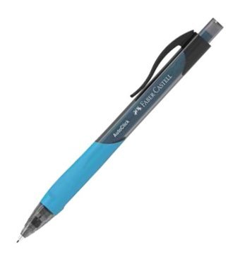 Faber-Castell Auto Click Silgili Silikon Metalik Çok Renkli 0.7 mm Versatil Kalem