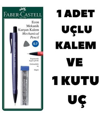 Faber-Castell Econ Silgili Metal Metalik Çok Renkli 0.7 mm Versatil Kalem