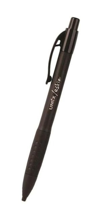 Umix U-1307-SI Silikon Metalik Siyah 0.9 mm Versatil Kalem