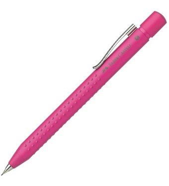 Faber-Castell Grip 2011 Metal Metalik Pembe 0.7 mm Versatil Kalem