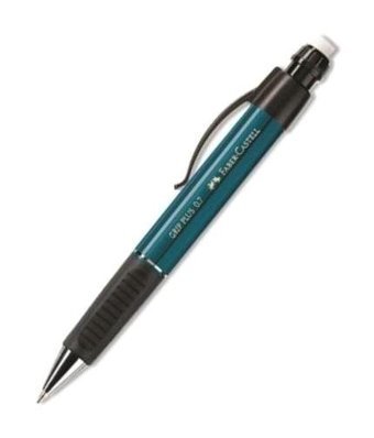 Faber-Castell Grip Plus Silgili Metal Metalik Yeşil 0.7 mm Versatil Kalem