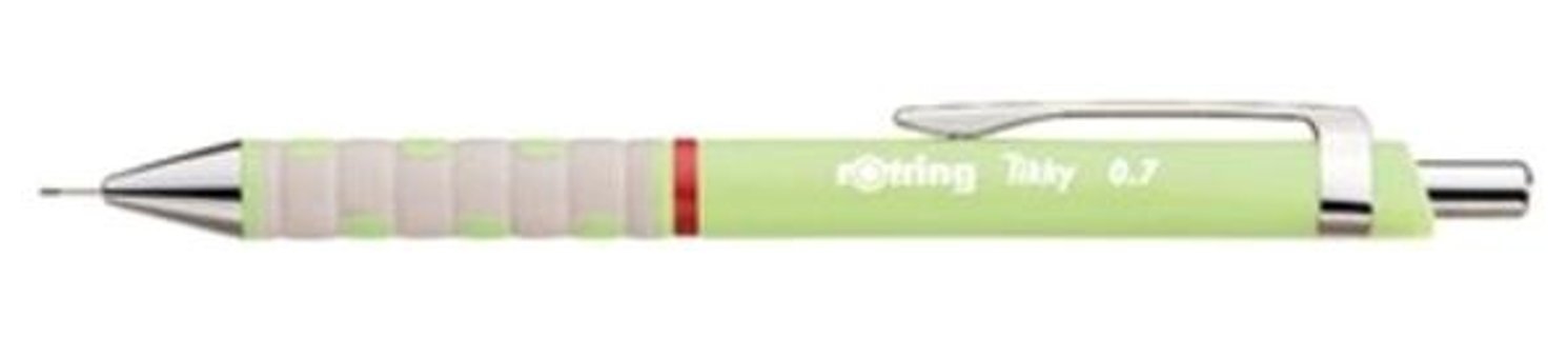 Rotring Tikky 4C Tools Silgili Krom Metalik Yeşil 0.7 mm Versatil Kalem
