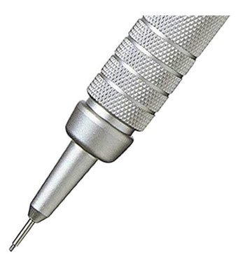 Pentel Graphgear 500 Silgili Metal Metalik Gri 0.3 mm Versatil Kalem