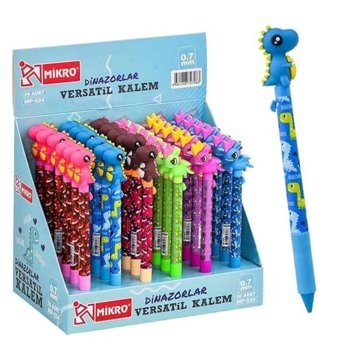 Mikro MP-524 Silgili Metal Metalik Çok Renkli 0.7 mm Versatil Kalem