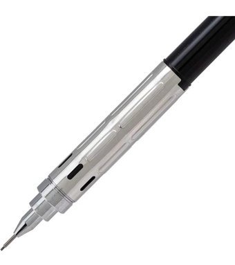 Pentel Graphgear Silgili Metal Metalik Siyah 0.5 mm Versatil Kalem