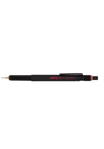 Rotring 800 Plus 1900182 Silgili Krom Metalik Siyah 0.7 mm Versatil Kalem