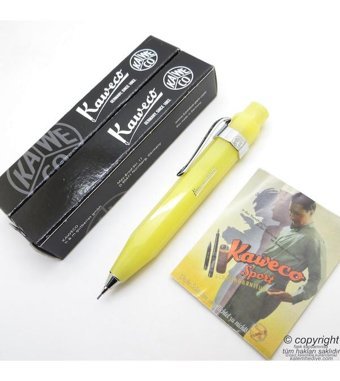 Kaweco Frosted Sport Silgili Aliminyum Metalik Sarı 0.7 mm Versatil Kalem