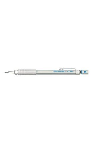 Pentel Graphgear 500 Silgili Metal Metalik Gri 0.7 mm Versatil Kalem