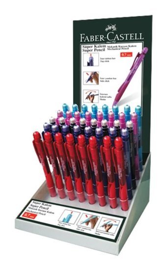 Faber-Castell 5081238540 Silgili Metal Metalik Çok Renkli 0.7 mm Versatil Kalem