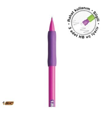 Bic Matic Silgili Plastik Metalik Çok Renkli 0.7 mm Versatil Kalem