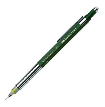Faber-Castell Tk Fine Vario Lux Silgili Metal Metalik Yeşil 0.3 mm Versatil Kalem