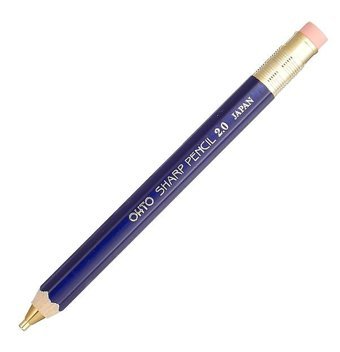 Ohto Wooden 680E Silgili Metal Metalik Mavi 2.0 mm Versatil Kalem