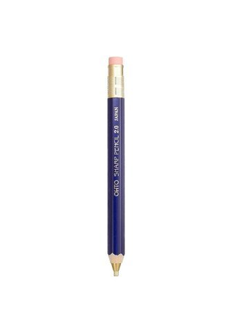 Ohto Wooden 680E Silgili Metal Metalik Mavi 2.0 mm Versatil Kalem