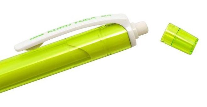 Uni-Ball Kuru Toga Silgili Metal Metalik Yeşil 0.5 mm Versatil Kalem