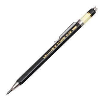 Koh-I-Noor Portmin 5900 Metal Metalik Siyah 2.0 mm Versatil Kalem
