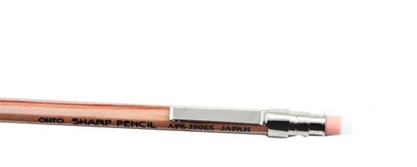 Ohto APS-350-ES Silgili Tahta Metalik Naturel 0.5 mm Versatil Kalem