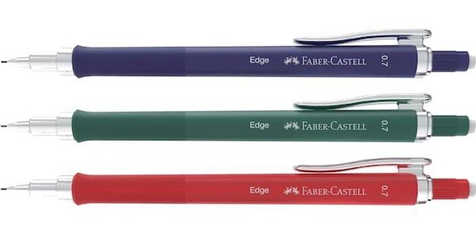 Faber-Castell Edge Silgili Metal Metalik Çok Renkli 0.5 mm Versatil Kalem