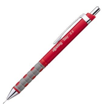 Rotring Tikky Rd 1904699 Silgili Metal Metalik Kırmızı 0.5 mm Versatil Kalem