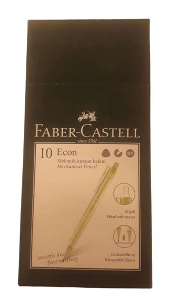 Faber-Castell Econ 1342 Silikon Metalik Açık Yeşil 0.7 mm Versatil Kalem