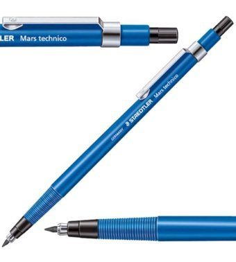 Staedtler Mars Technico 788 Silgili Metal Metalik Mavi 2.0 mm Versatil Kalem