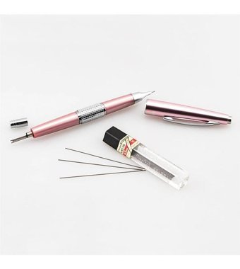 Pentel Kerry Silgili Metal Metalik Pembe 0.5 mm Versatil Kalem