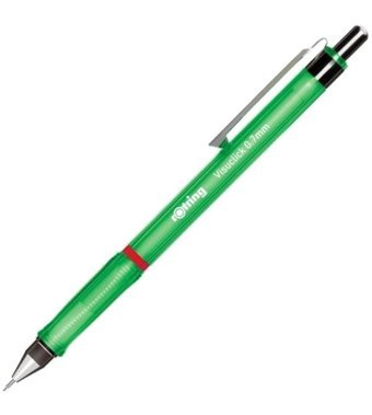 Rotring Visuclick 2088550 Silgili Krom Metalik Yeşil 0.7 mm Versatil Kalem