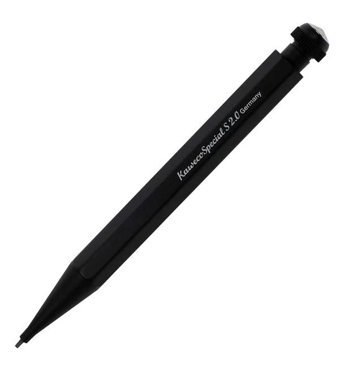 Kaweco Special 2.00 Silgili Aliminyum Metalik Siyah 2.0 mm Versatil Kalem