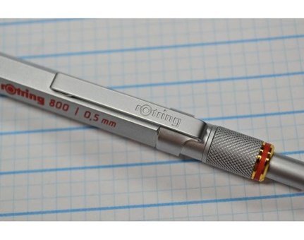 Rotring 800 Silgili Krom Metalik Krom 0.5 mm Versatil Kalem