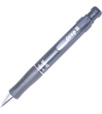 Tombow Deep Silgili Plastik Metalik Siyah 0.5 mm Versatil Kalem