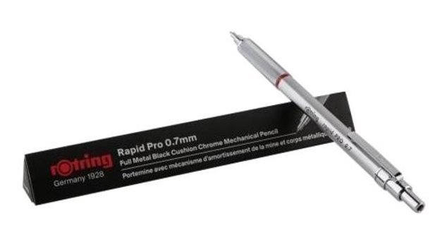 Rotring Rapid Pro Silgili Krom Metalik Krom 0.7 mm Versatil Kalem