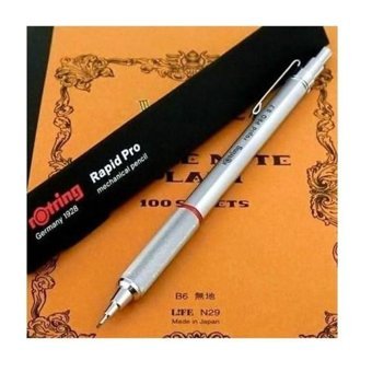 Rotring Rapid Pro Silgili Krom Metalik Krom 0.7 mm Versatil Kalem