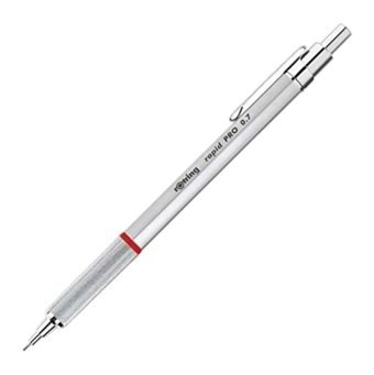 Rotring Rapid Pro Silgili Krom Metalik Krom 0.7 mm Versatil Kalem