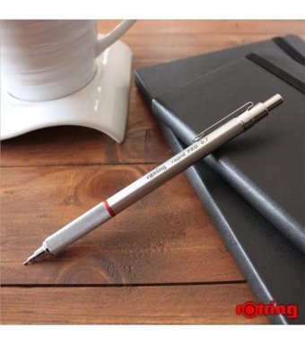 Rotring Rapid Pro Silgili Krom Metalik Krom 0.7 mm Versatil Kalem