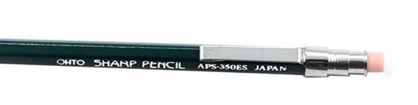 Ohto Wood Sharp APS-350-ES Metal Metalik Yeşil 0.5 mm Versatil Kalem