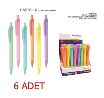 Paxtel-X Paxtel-X Silikon Metalik Çok Renkli 0.5 mm Versatil Kalem
