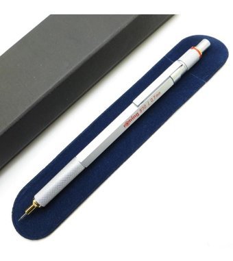 Rotring 800 Silgili Krom Metalik Krem 0.7 mm Versatil Kalem