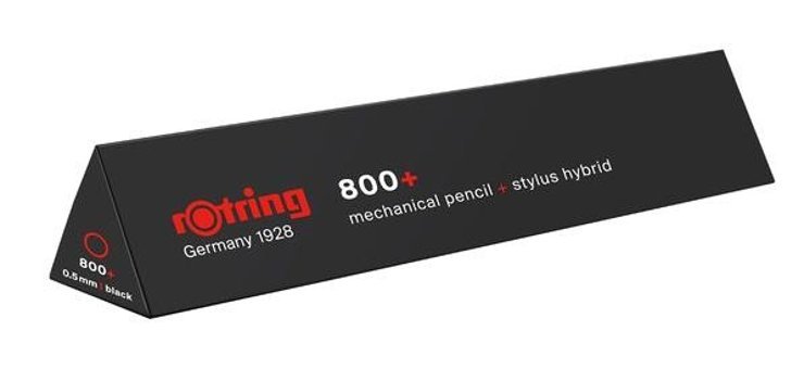 Rotring 800-1900181 Silgili Krom Metalik Siyah 0.5 mm Versatil Kalem