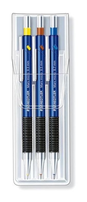 Staedtler Mars Micro Silgili Metal Metalik Lacivert 0.3 mm Versatil Kalem