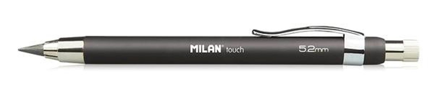 Milan Touch 535206 Silikon Metalik Siyah 5.2 mm Versatil Kalem